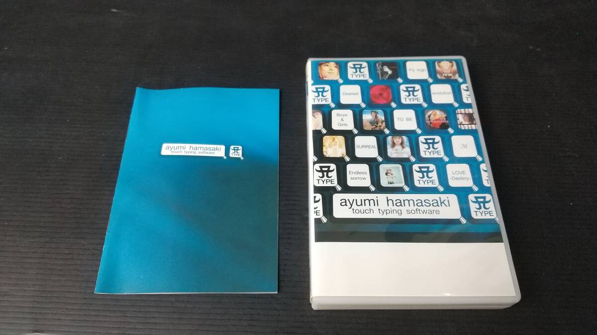 湘/avex network/ayumi hamasaki/動作未確認/浜崎あゆみ/A-TYPE/タッチタイピングソフト/CD-ROM/Windows/箱/取説付/2.16-38 ST_画像1