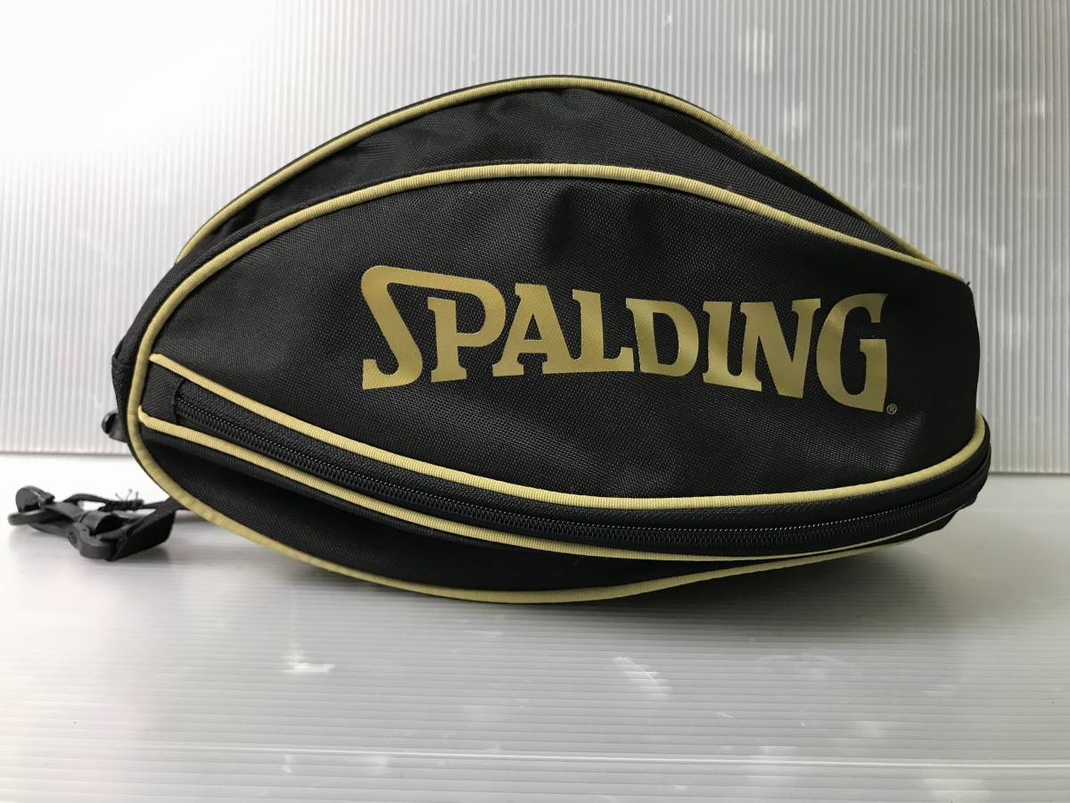 pi/SPALDING/ basketball / bag / case / ball bag / black / Gold / for sport goods / Spalding /1.29-53 ST