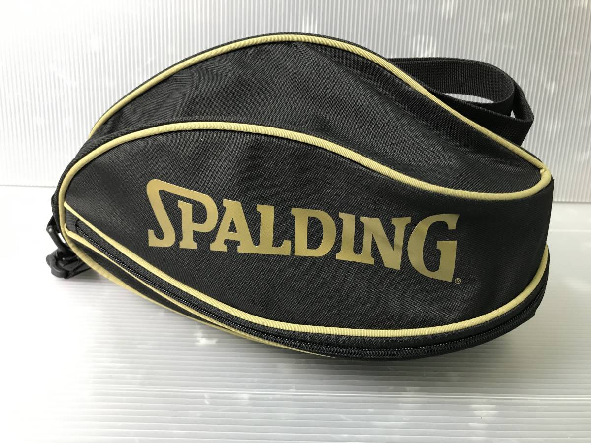 pi/SPALDING/ basketball / bag / case / ball bag / black / Gold / for sport goods / Spalding /1.29-53 ST