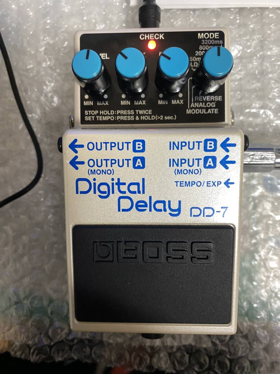 BOSS DD-7 Digital Delay・元箱・取説付！・通電・エフェクト確認済！！そこそこの美品です！_画像3