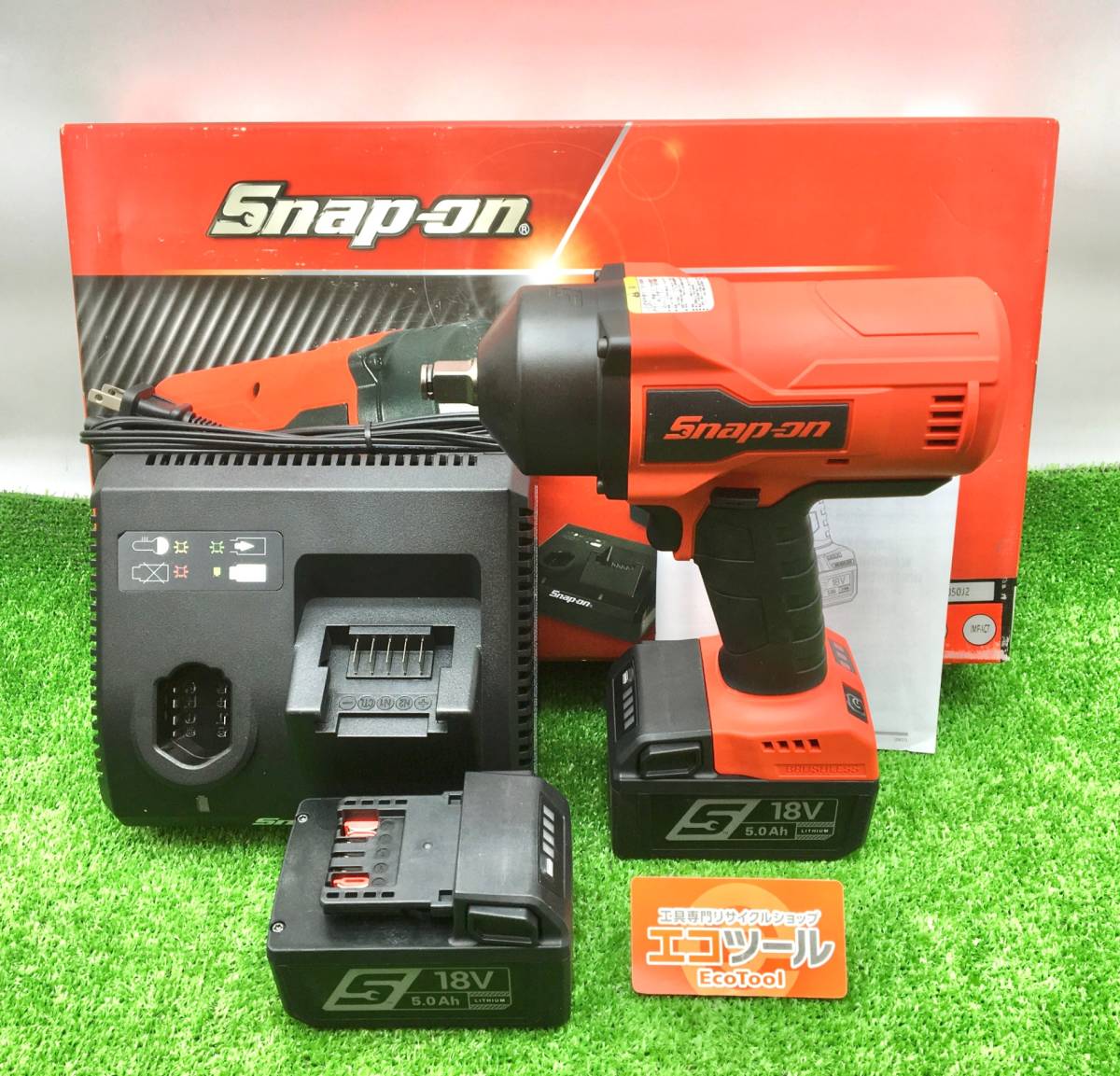 【領収書発行可】☆Snap-on/スナップオン 18v1/2"ブラシレスインパクトレンチ(レッド) CT9050J2 [ITG0ZCSTRZJT]_画像1