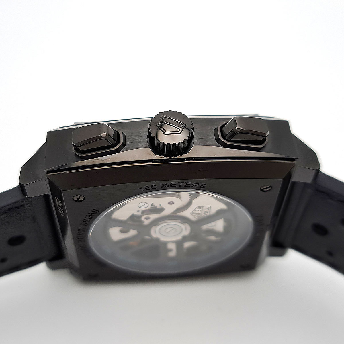  TAG Heuer Monaco chronograph Night Driver CBL2181.FC6515 self-winding watch titanium men's TAG HEUER used [ clock ]