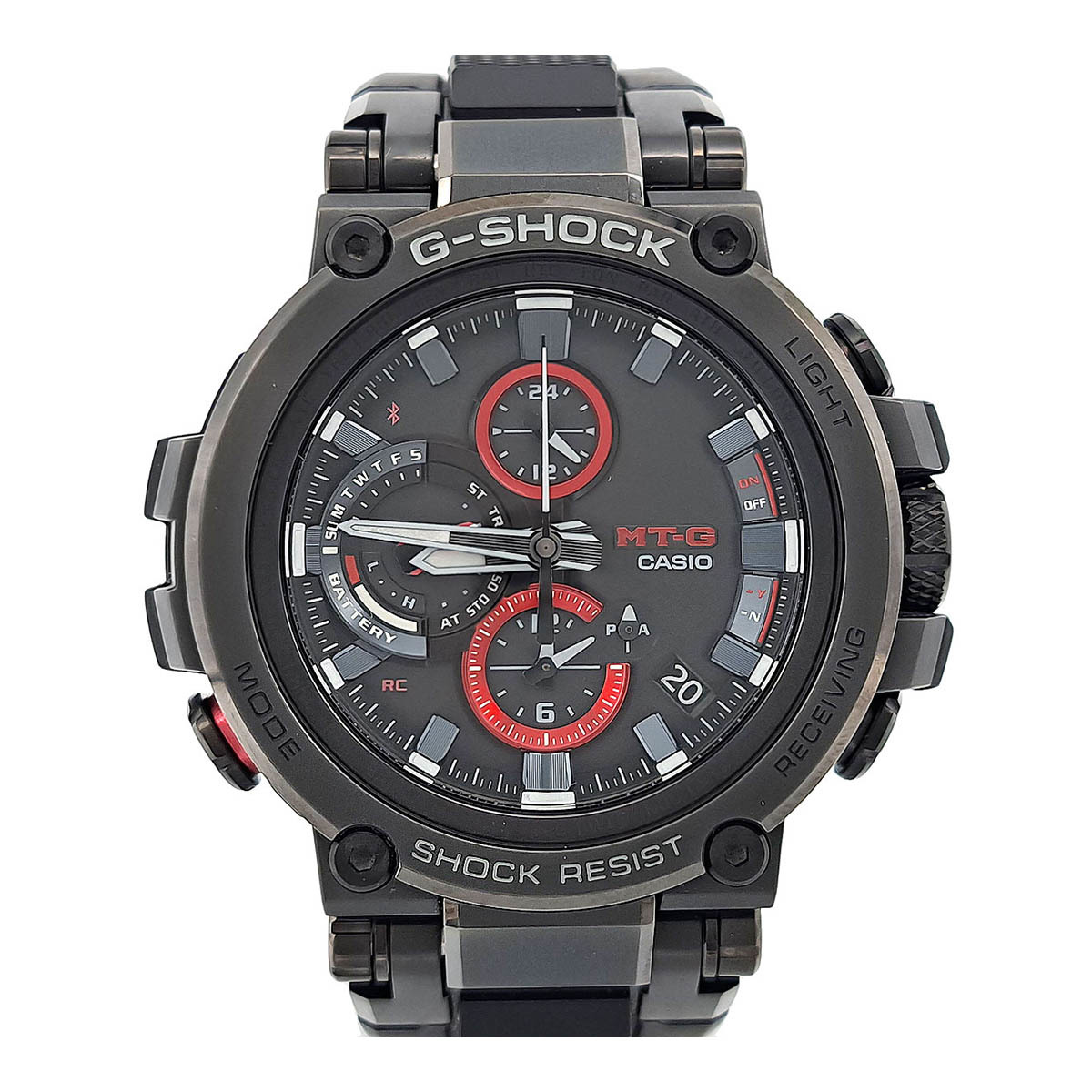 カシオ G-SHOCK MT-G MTG-B1000B-1AJF ソーラー 樹脂 ステンレススティール メンズ CASIO 中古 【時計】_画像1