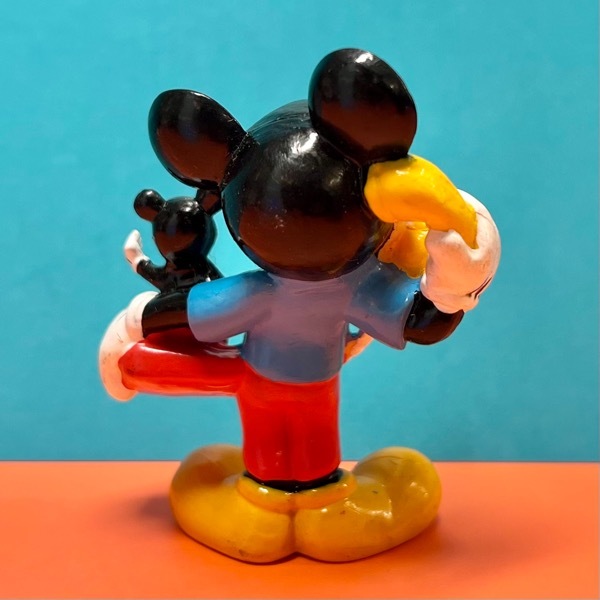  Mickey Mouse PVC фигурка телефон держать Applause Applause Disney Mickey Mouse toy Disney Ame игрушка игрушка герой игрушка 