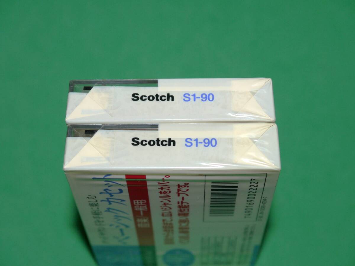 未開封 未使用 Scotch S1 80分 2本セット ノーマルポジション カセットテープ スコッチ_画像5