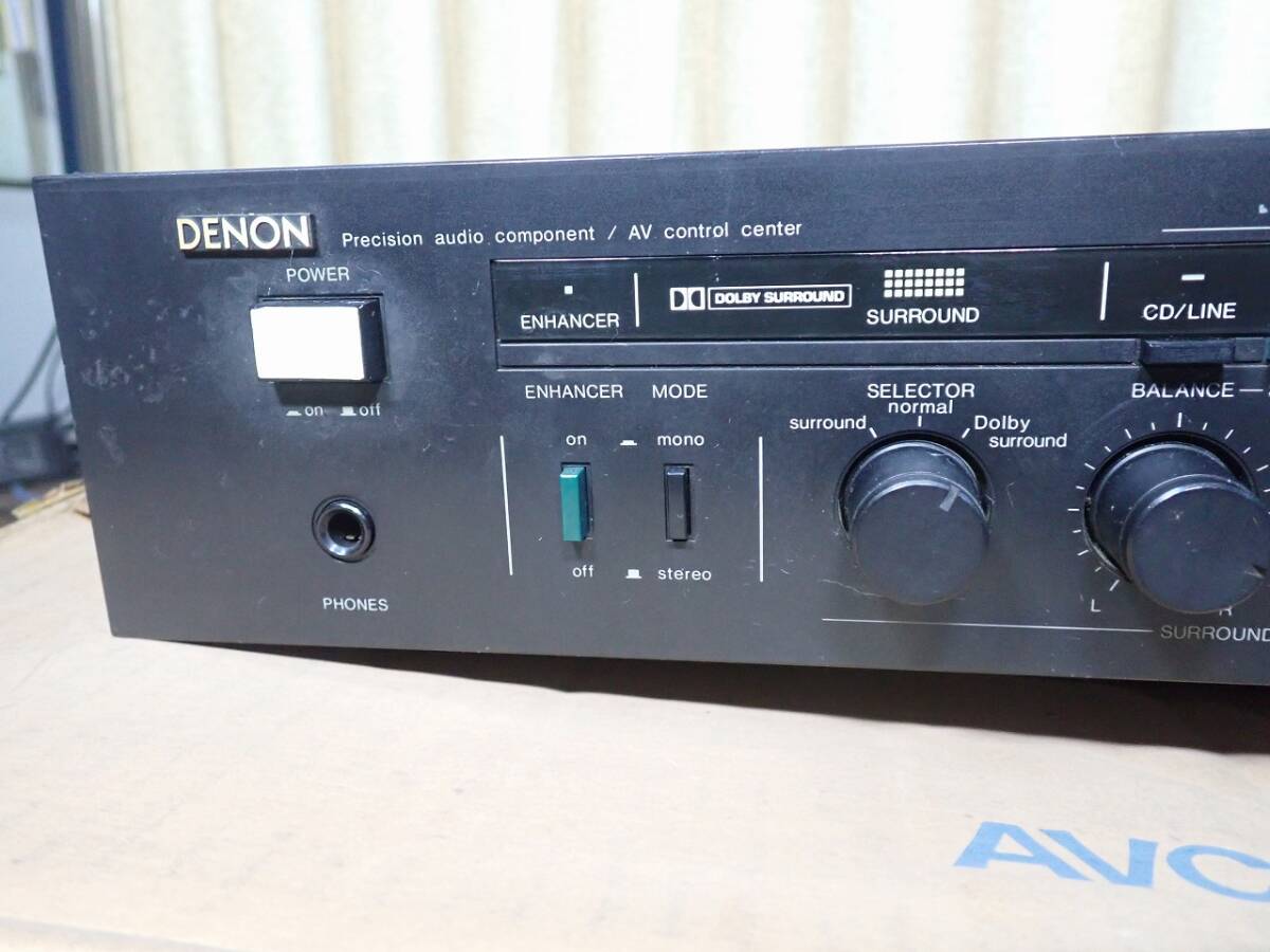 DENON AVC-300 dolby Surround AV усилитель рабочее состояние подтверждено руководство пользователя есть DIATONEsa объемное звучание имеется 