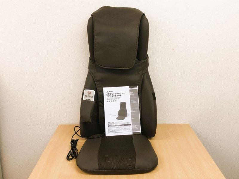  operation verification settled *ALINCO Alinco anywhere massager momi...momi-toMCR2300 small size massage chair folding Nagoya 
