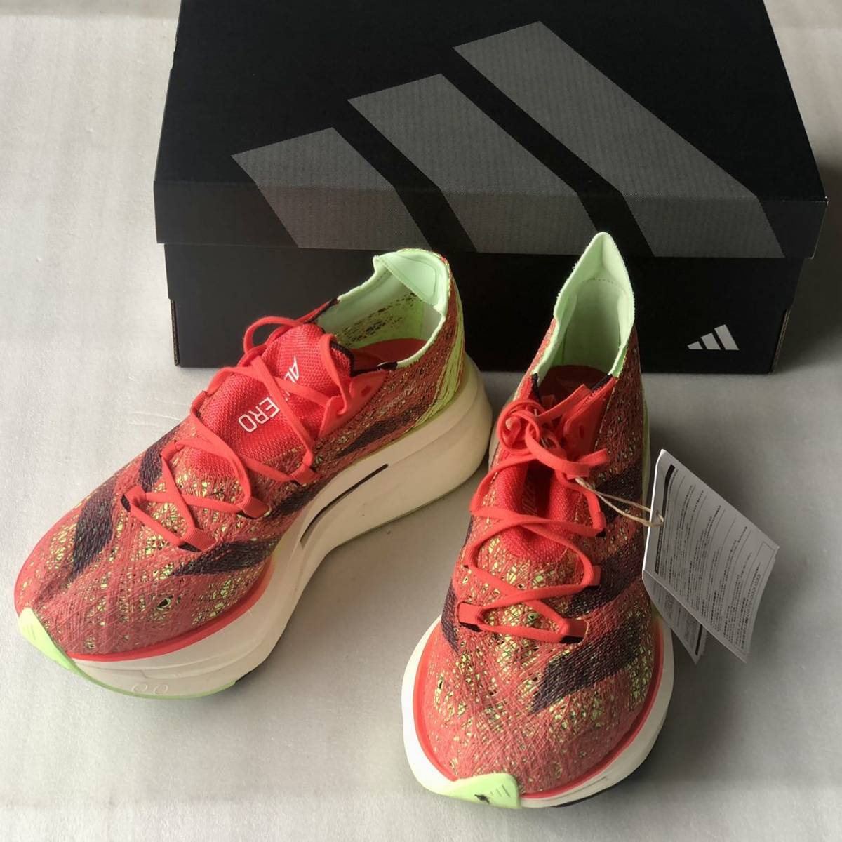 10200円 中古美品 adidas アディダス ADIZERO PRIME X 2 STRUNG 10200円 中古美品 adidas アディダス ADIZERO PRIME X 2 STRUNG