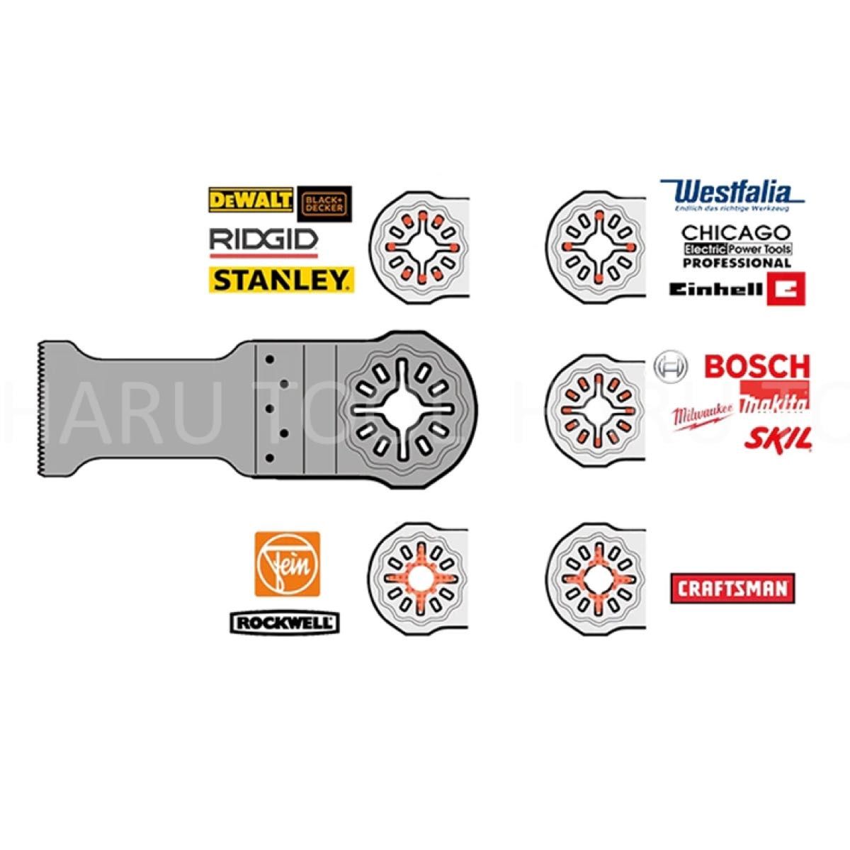 10枚セット 木材 HCS 28×50mm 工具 替刃 マルチツール スターロック STARLOCK マキタ ボッシュ BOSCH