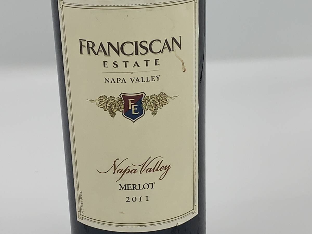 ★古酒★FRANCISCAN ESTATE　NAPA VALLEY　MERLOT 2011　フランシスカン　メルロー　ナパ・ヴァレー　ワイン　未開栓_画像4