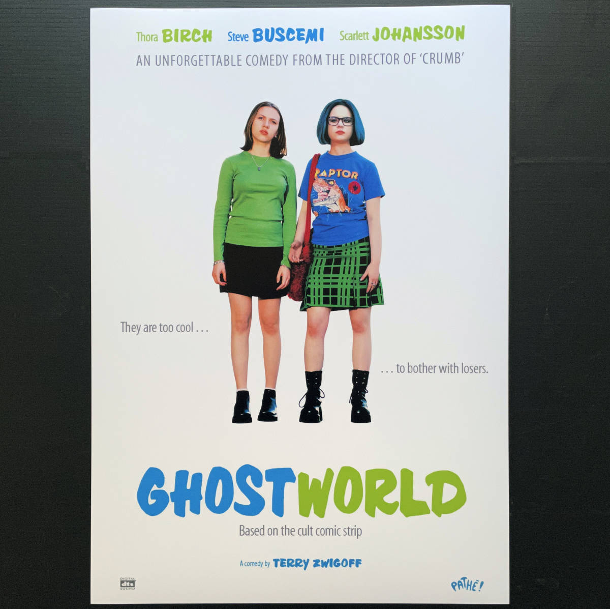 海外版ポスター「ゴーストワールド」（Ghost World）★スカーレット・ヨハンソン/ソーラ・バーチ_ポスターサイズ：42cm × 29.7cm