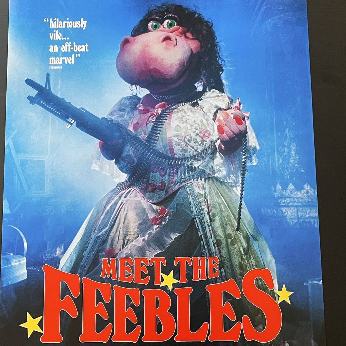 ポスター『ミート・ザ・フィーブル 怒りのヒポポタマス』（Meet the Feebles）A★ピーター・ジャクソン/パペット/ロード・オブ・ザ・リング_画像8