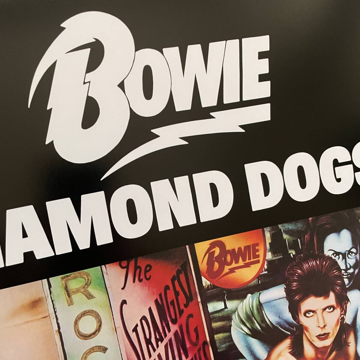  постер * David * bow i(David Bowie) 1974 [ бриллиант. собака ] продажа в это время промо постер копия *Diamond Dogs