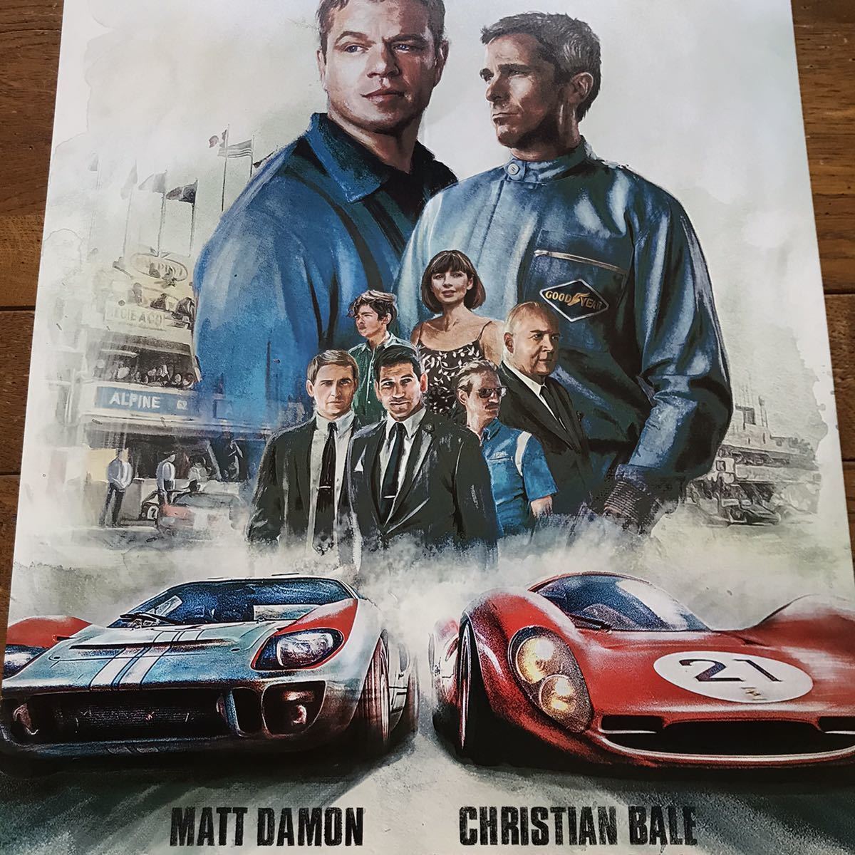 海外版ポスター『フォードvsフェラーリ』（Ford v Ferrari）（Le Mans 66）#1★ルマン/GT40_画像3