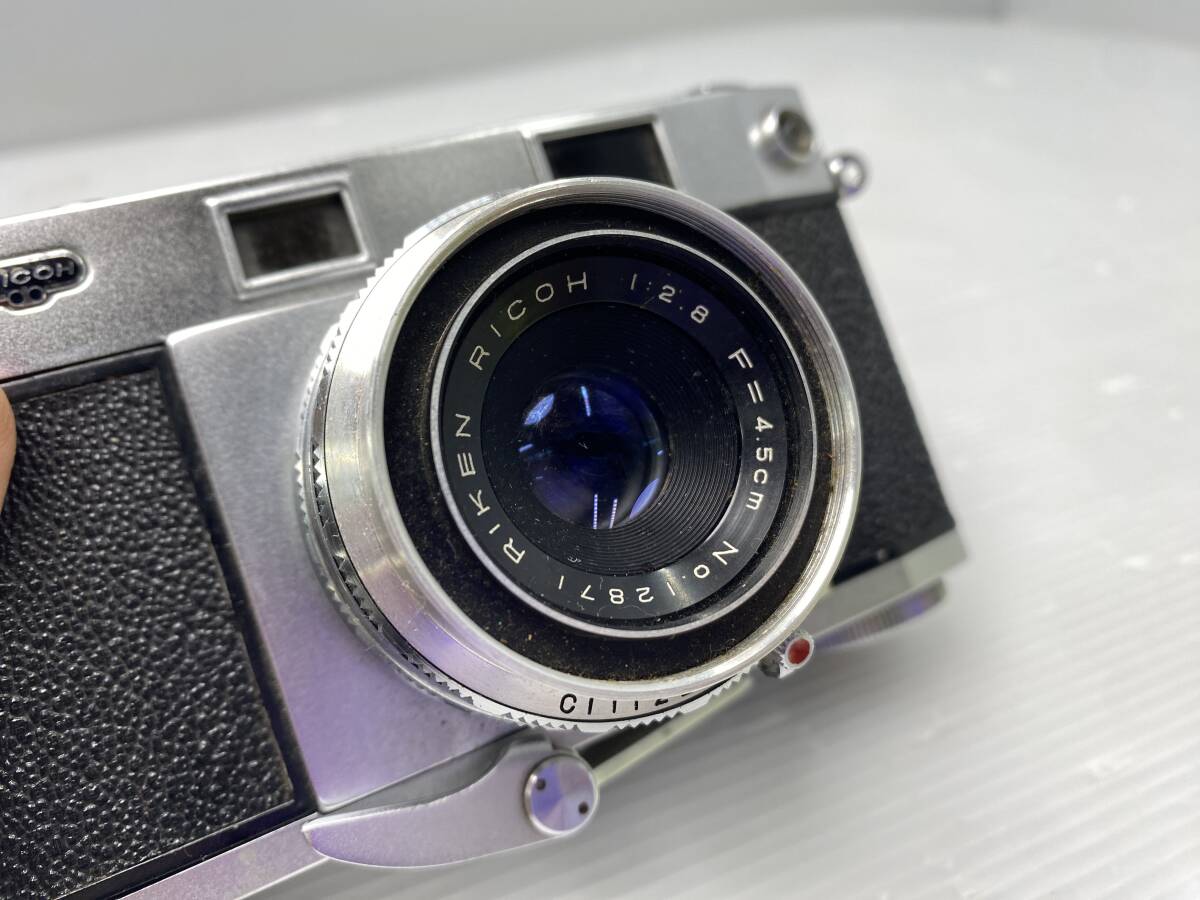 ★RICOH S-2★リコー フィルムカメラ RIKEN RICOH 1：2.8 4.5cm【中古/現状品/動作未確認ジャンク】_画像2