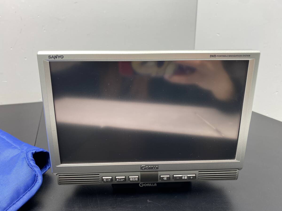 ★SANYO サンヨー★NV-DVC8 ポータブルナビゲーション 06年製 GORILLA【中古/現状品/動作未確認ジャンク】_画像2