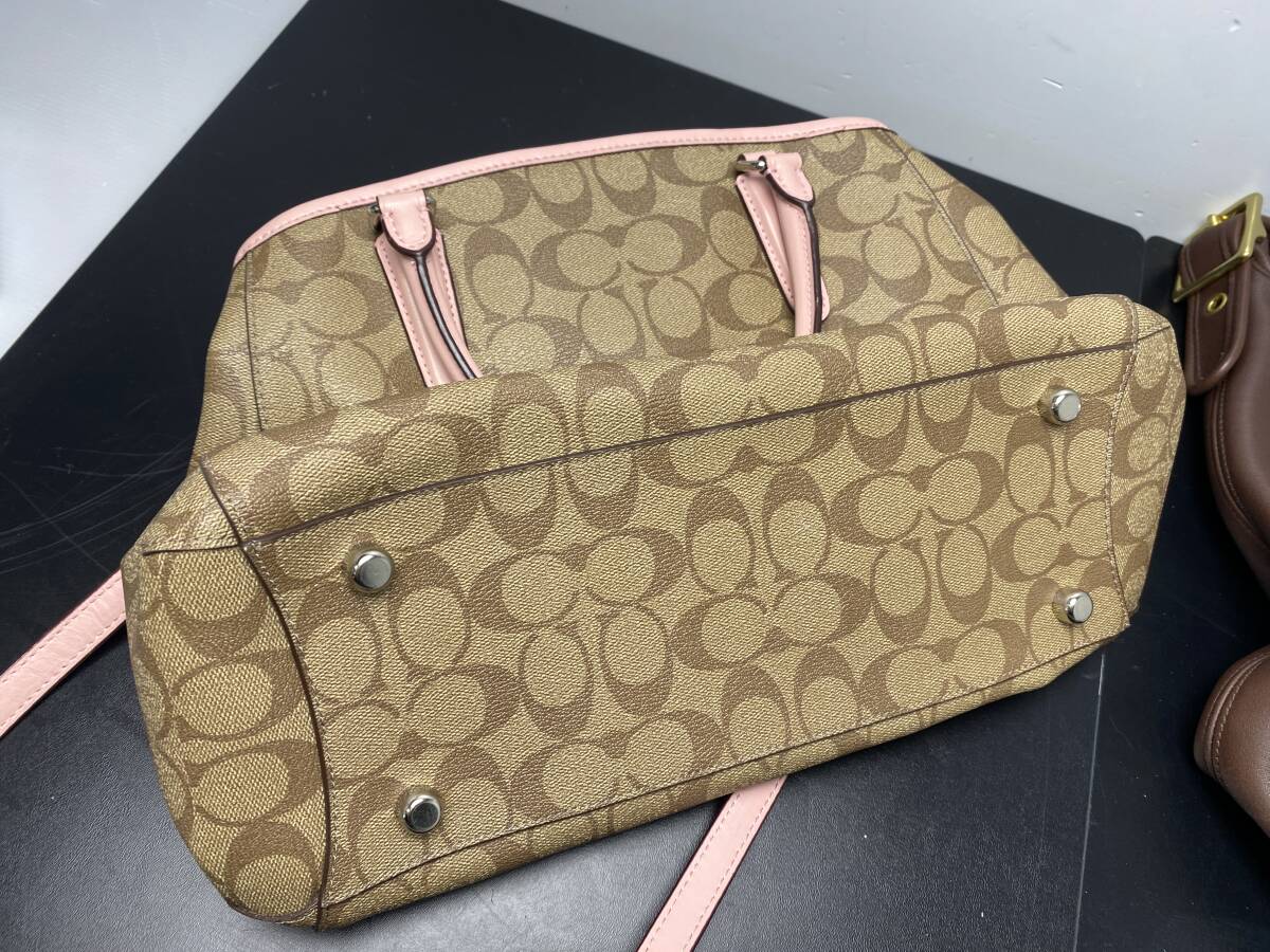 ★COACH コーチ★本物鑑定済 バッグ 財布 3点まとめ売り ビンテージ【中古/現状品】_画像4