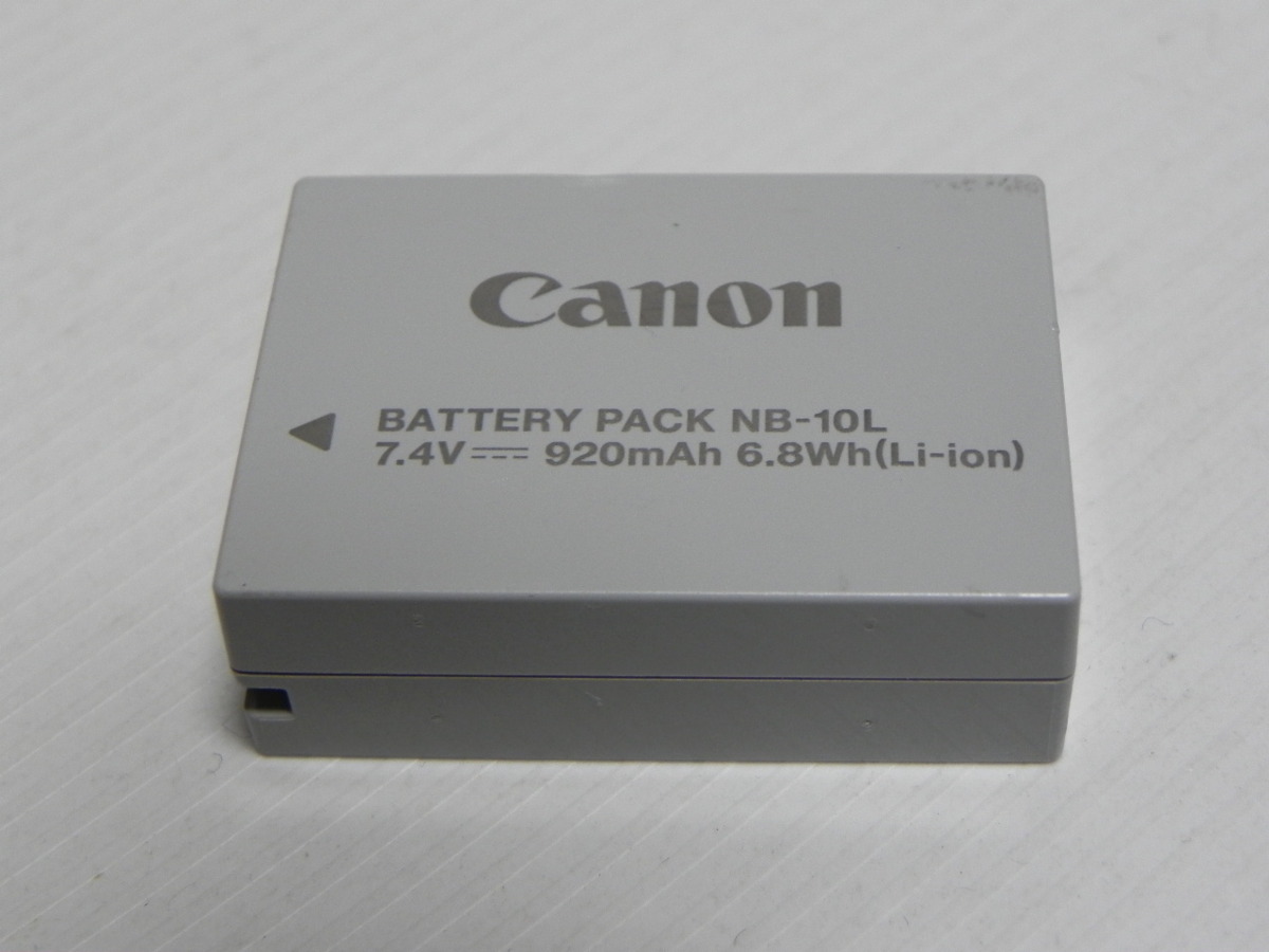 Canon バッテリーパック NB-10L(中古純正品)_画像1
