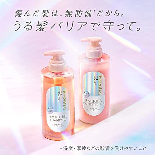 エッセンシャル ザビューティ 髪のキメ美容 素髪を守るバリアシャンプー ポンプ 450ml フローラルリュクスの香り_画像3