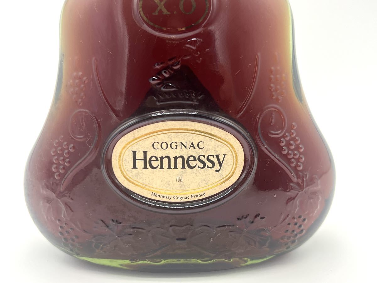 未開栓 古酒 Hennessy XO COGNAC BRANDY 金キャップ クリアボトル ヘネシー ブランデー コニャック 700ml 40% 箱付 _画像5