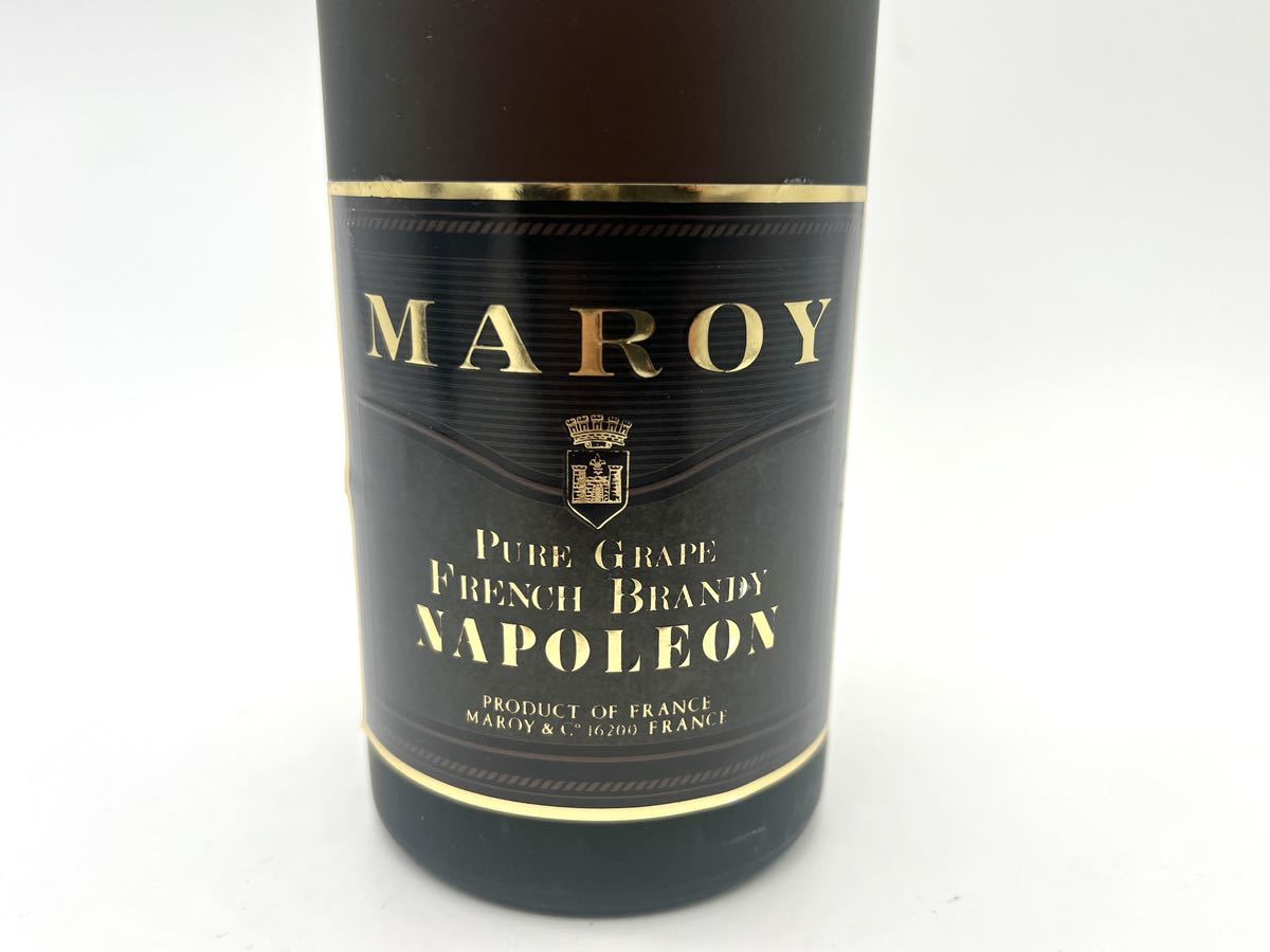 未開封 NAPOLEON MAROY ナポレオン マロイ ブランデー 700ml 40％ グラス 箱付き_画像5