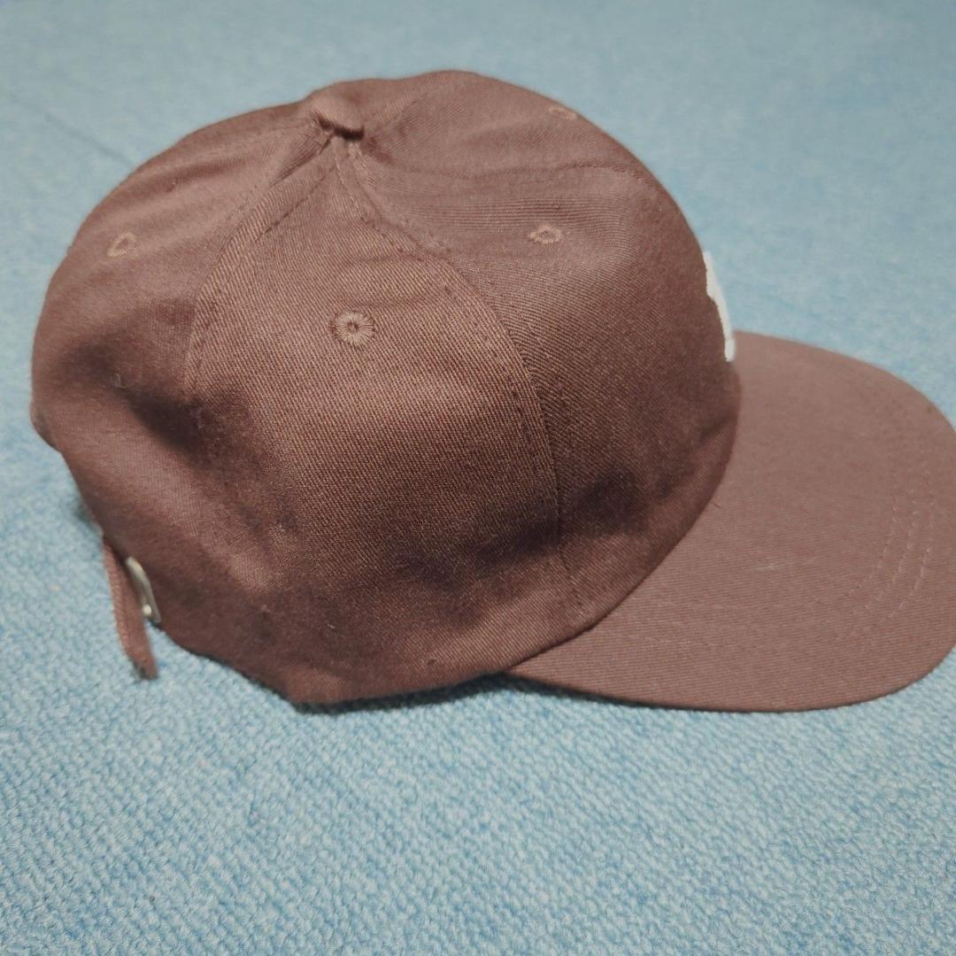レディース 帽子 キャップ カジュアル ブラウン 茶色 シンプル 韓国 ロゴ_画像6