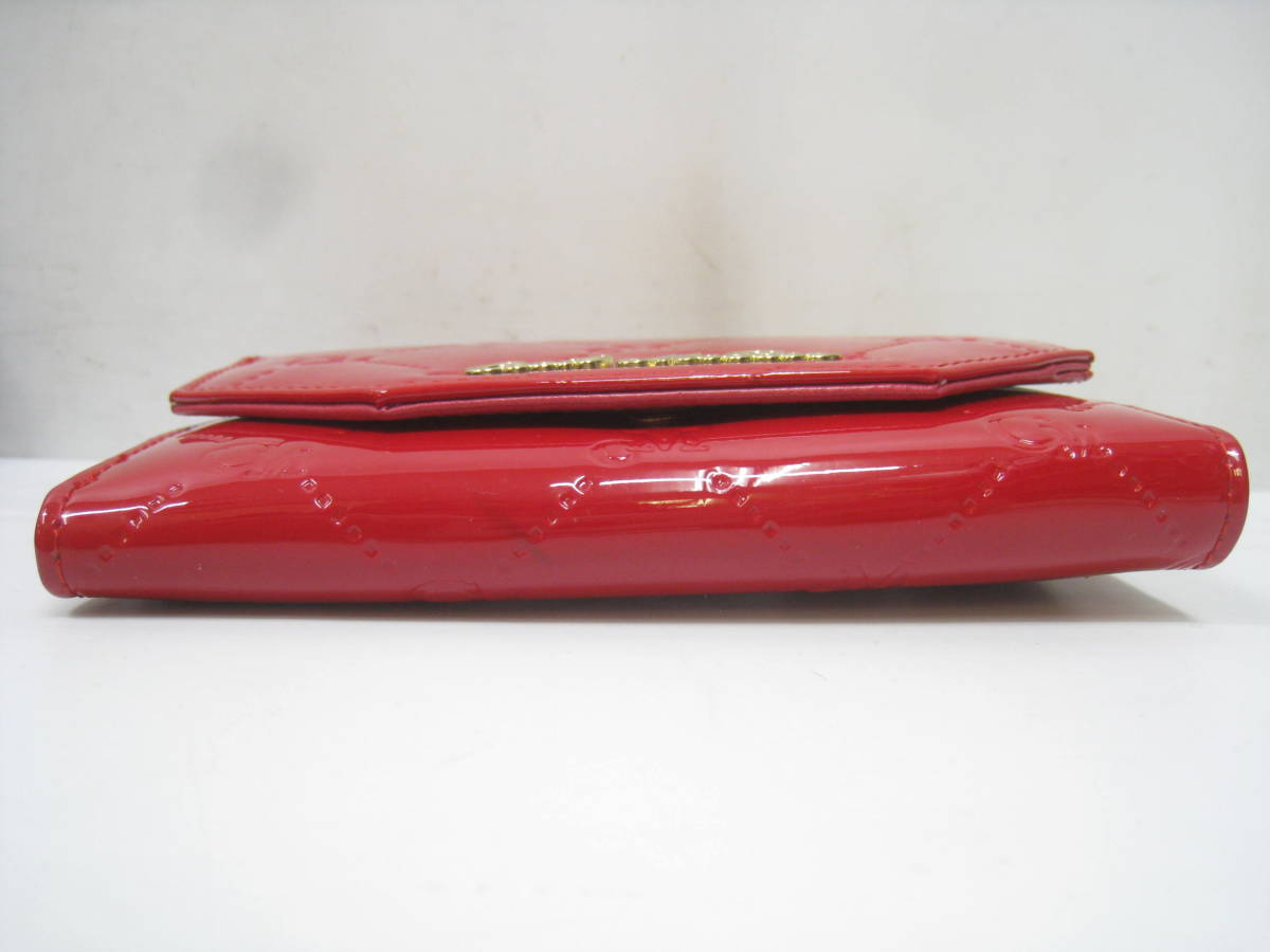  новый товар CECIL McBEE Cecil McBee 3. складывать кошелек бумажник красный красный 