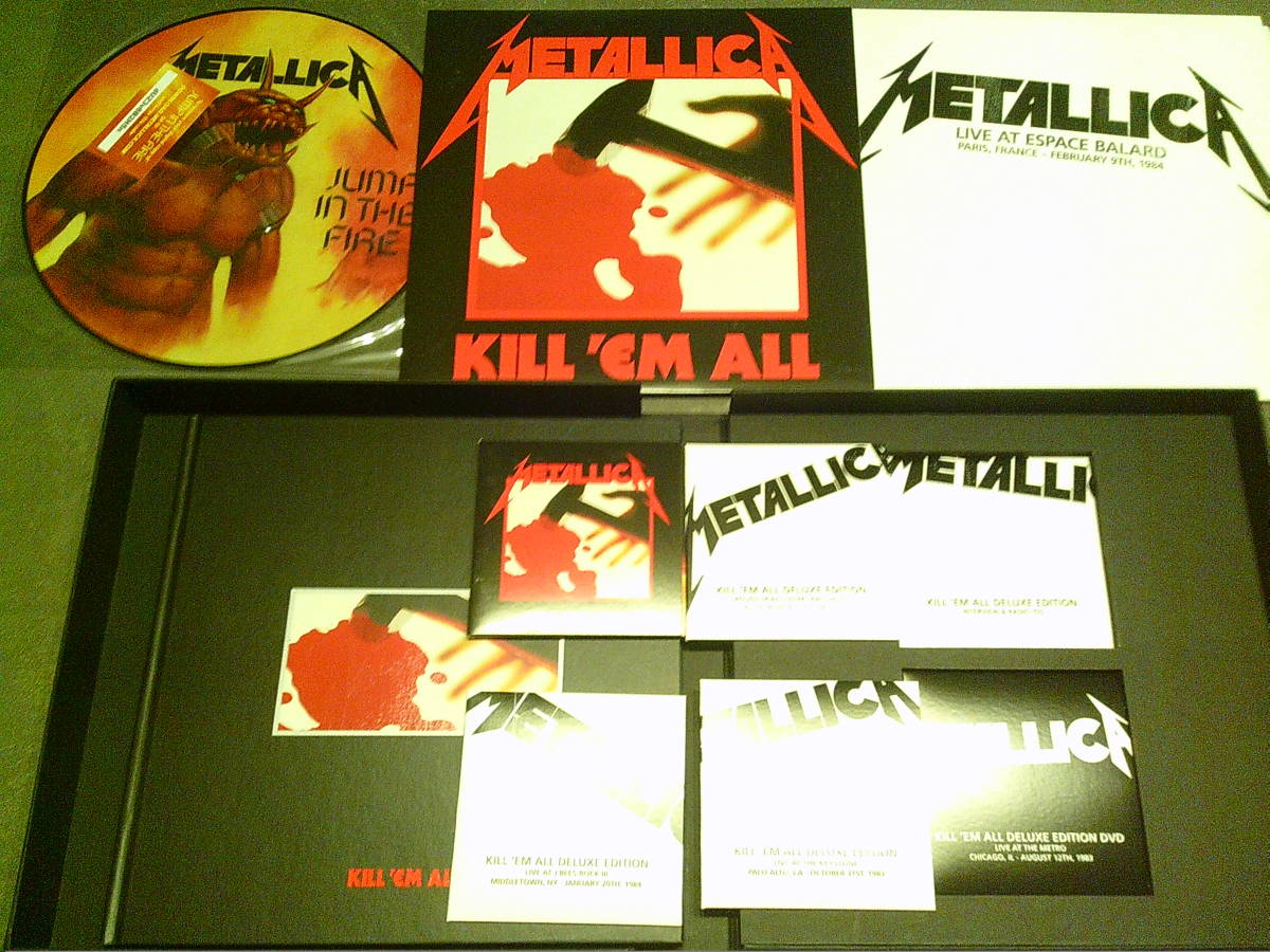 METALLICA[KILL 'EM ALL DELUXE EDITION]5CD+4VINYL+DVD 