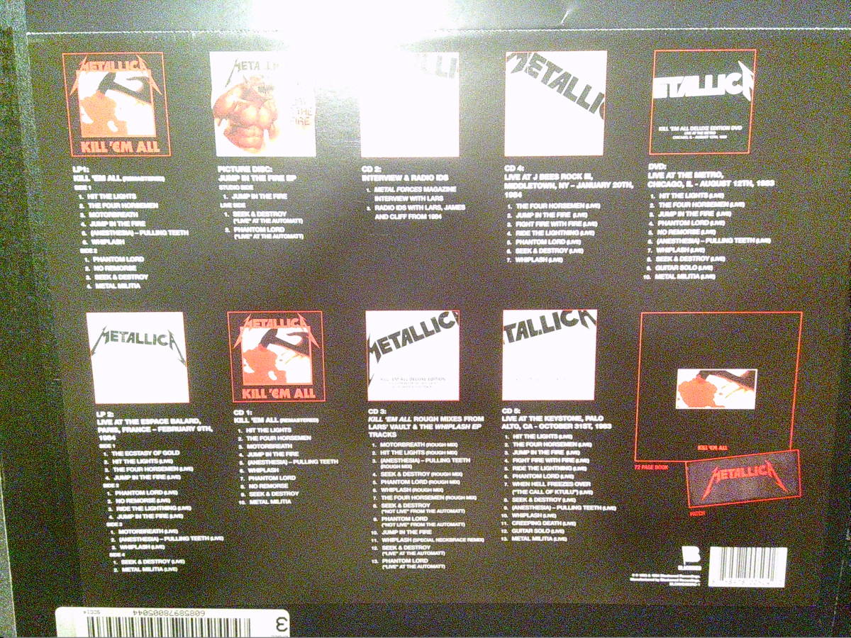 METALLICA[KILL \'EM ALL DELUXE EDITION]5CD+4VINYL+DVD