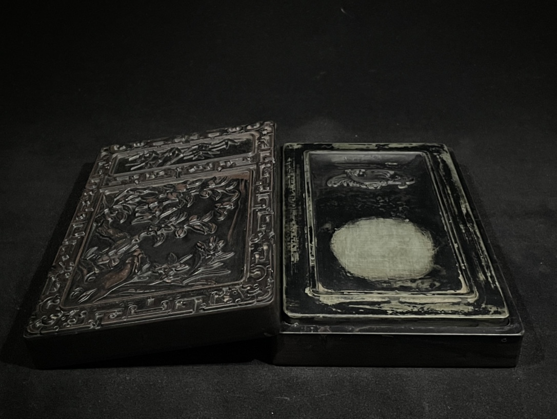 秘藏 福寿双全 松花石箱 三体セット すずり 中国古美術 美術品 秘藏 福寿双全 松花石箱 三体セット すずり 中国古美術 美術品