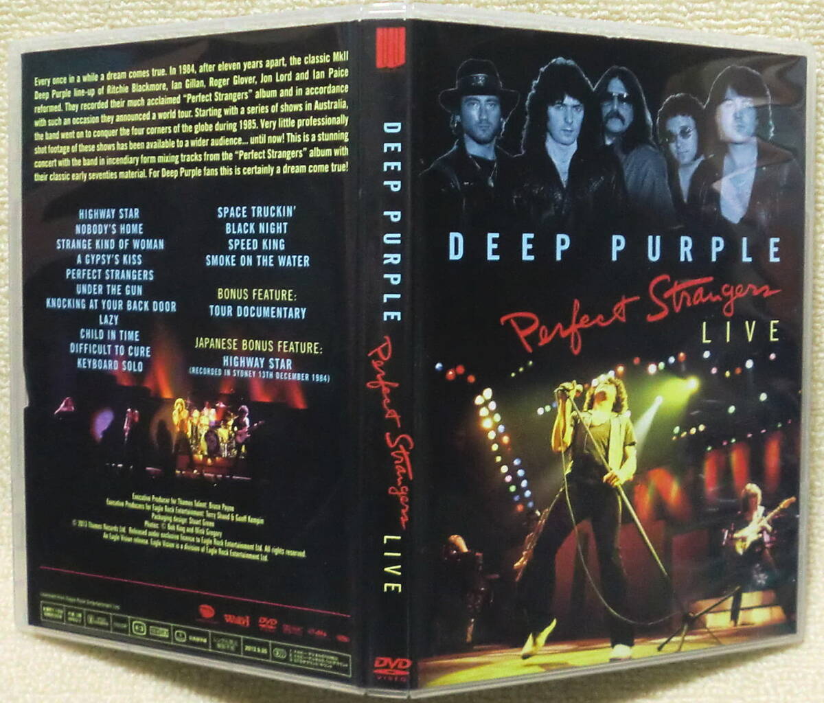 即決！送料230円●DVD ディープ・パープル Deep Purple シドニー1984年 148分 日本盤特典映像も 帯 ブックレット リッチー・ブラックモア_画像1