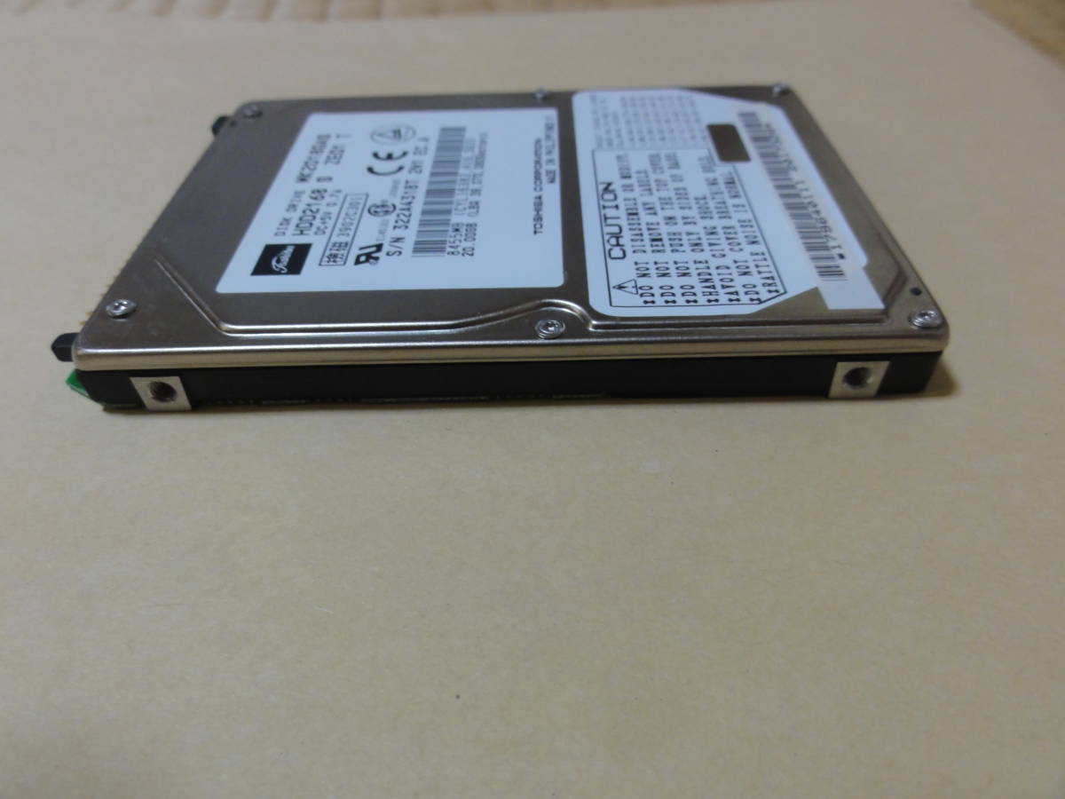 Toshiba MK2018GAS 20GB Superslim-INT ATA/100 HD 9.5MM 13MS (HDD2168)_画像6