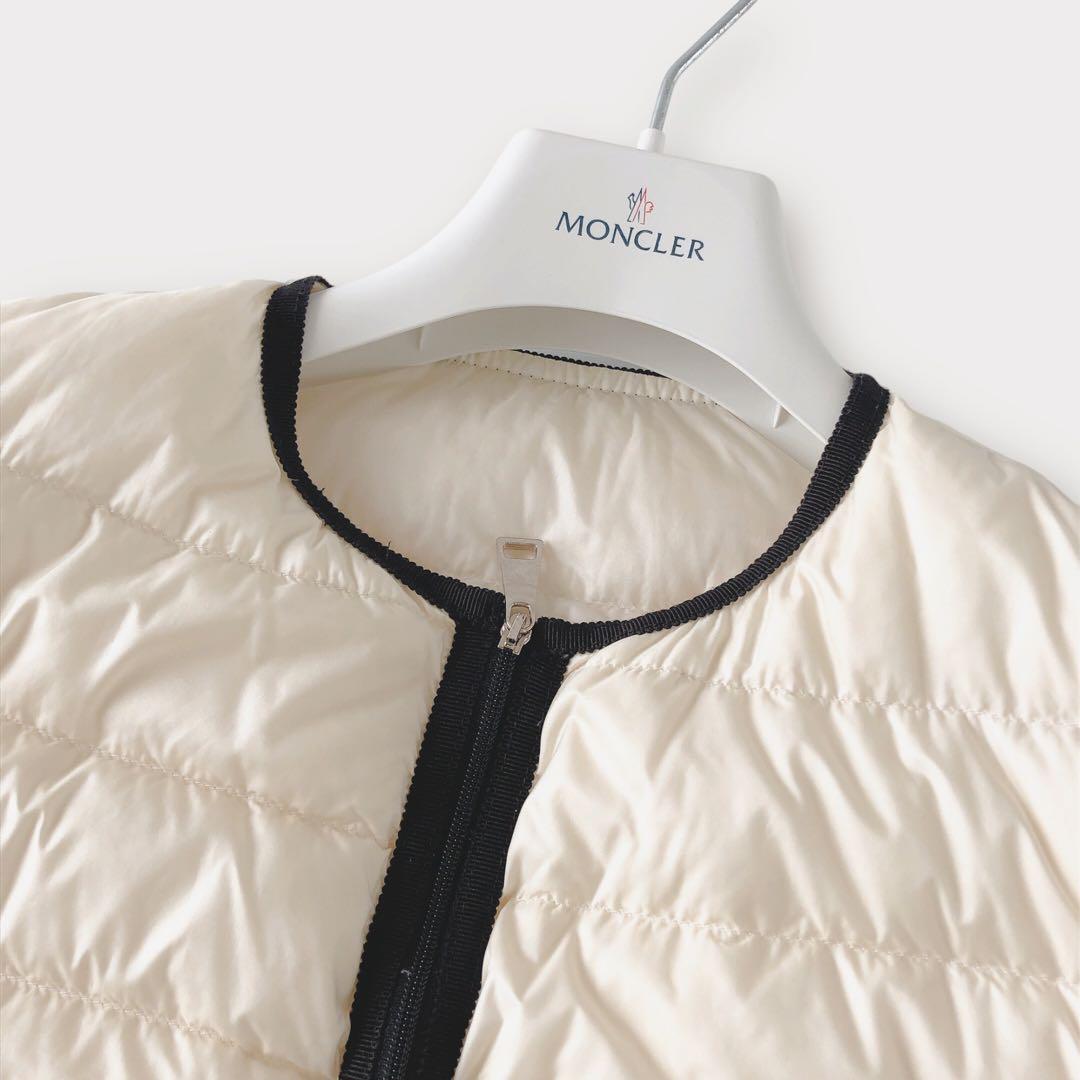 MONCLER モンクレール ナイロン ダウンジャケット 0 ホワイト MONCLER モンクレール ナイロン ダウンジャケット 0 ホワイト