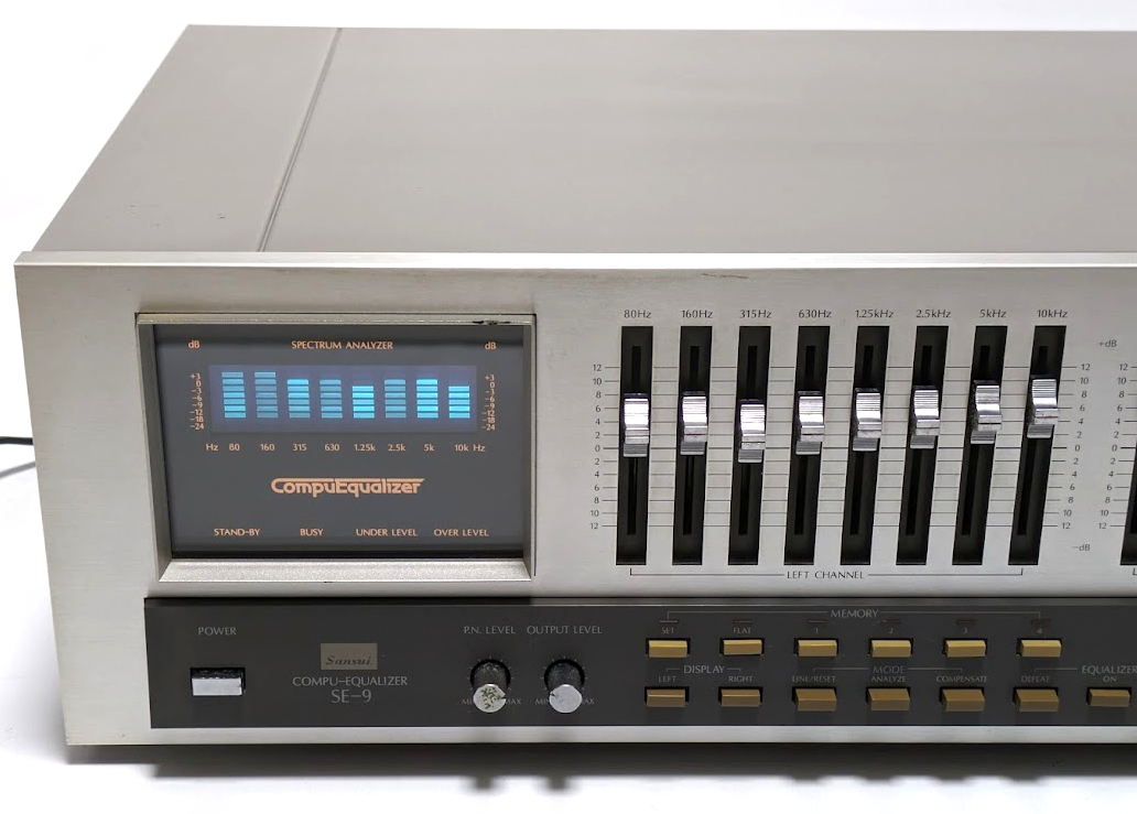 Sansui サンスイ SE-9 グラフィックイコライザー グライコ GRAPHIC COMP EQUALIZER 山水電機の画像2