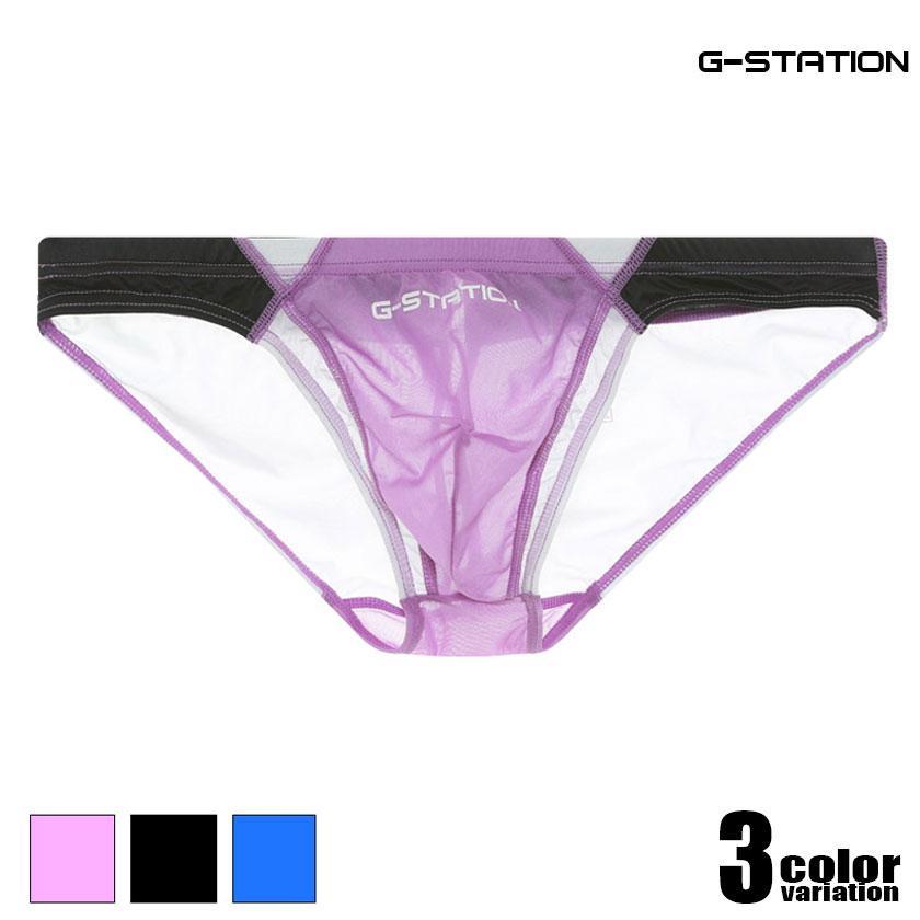 【G-Station】PERFECT SEE-THROUGH ビキニ (Ssize/purple)_画像1