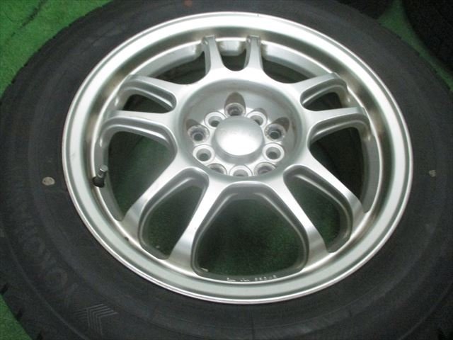 64463◆SEIN　16インチアルミ 16×7JJ　オフ40 PCD100/114.3 5穴 2115/60R16 4本◆_画像9