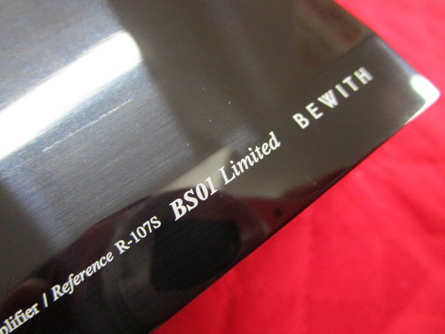 【1000台限定】BEWITH Reference R-107S BS01 Limited No.0164/1000 パワーアンプ モノラルアンプ アンプ ビーウィズ_画像3