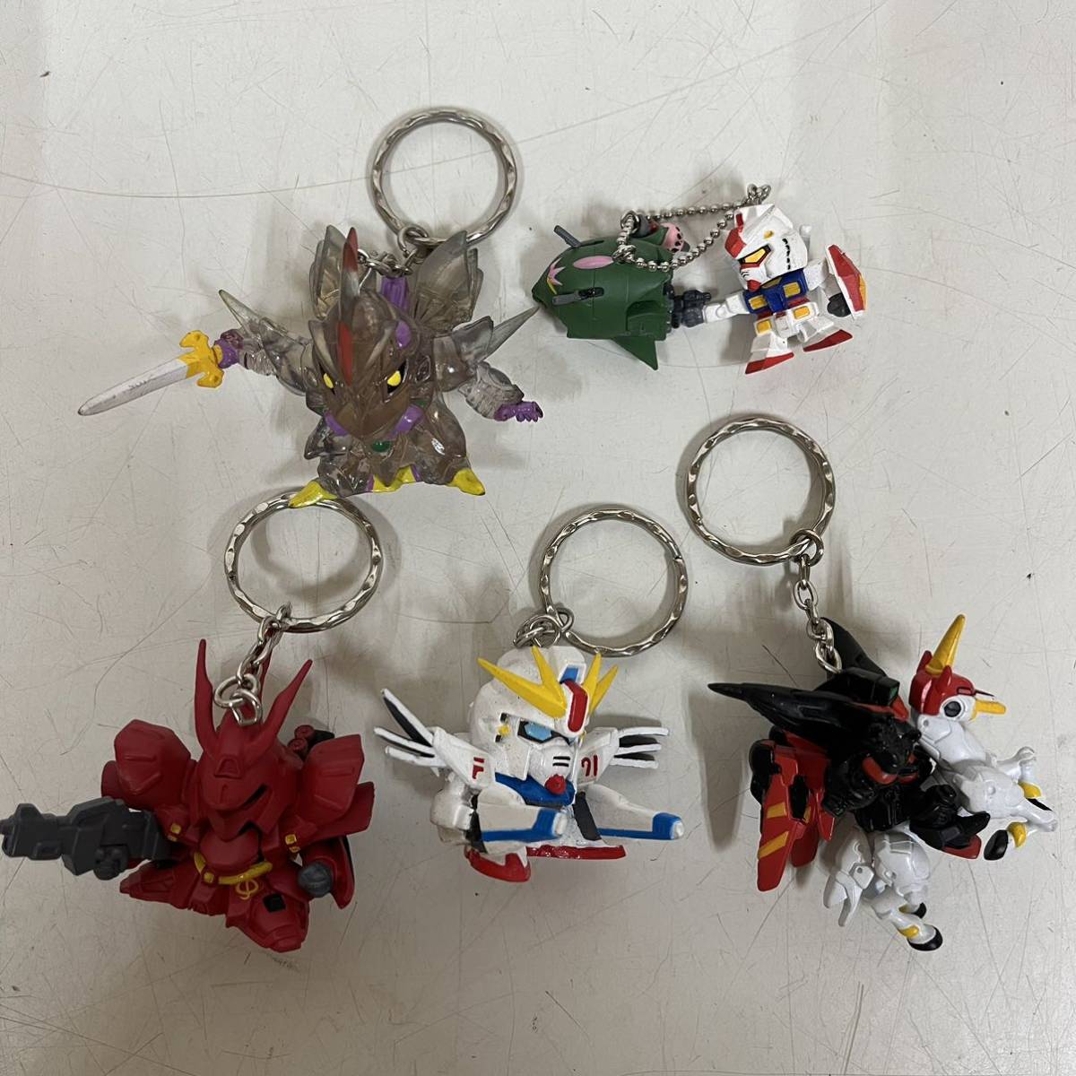 ◯ 一部未使用 機動戦士ガンダム フライトオペレーションキーホルダー / ALL GUNDAM KEY HOLDER キーホルダー15点まとめ売り_画像4