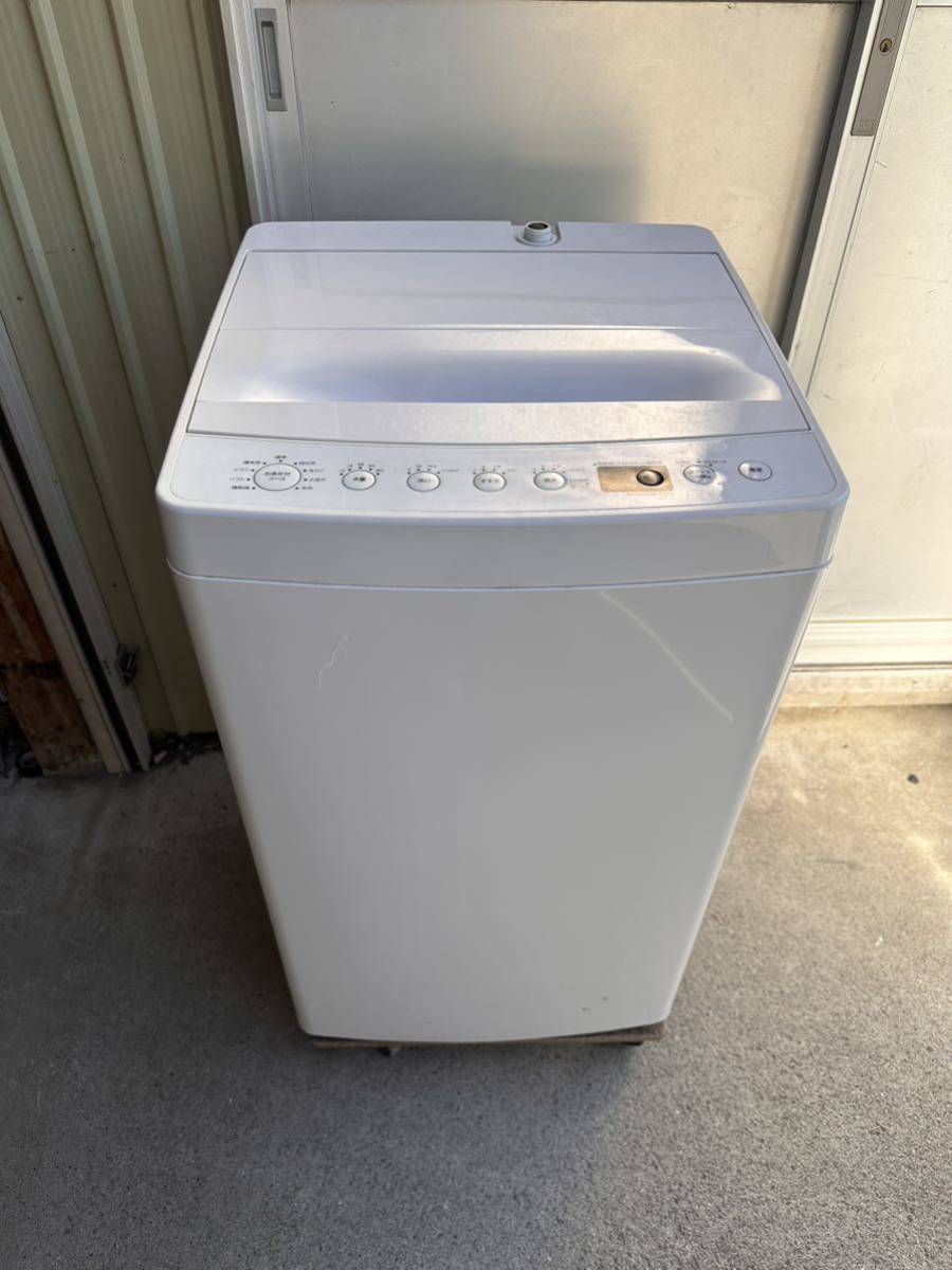 P # TAGlabel by amadana タグレーベル バイ アマダナ 全自動洗濯機 AT-WM45B（WH） ホワイト 洗濯4.5kg_画像1
