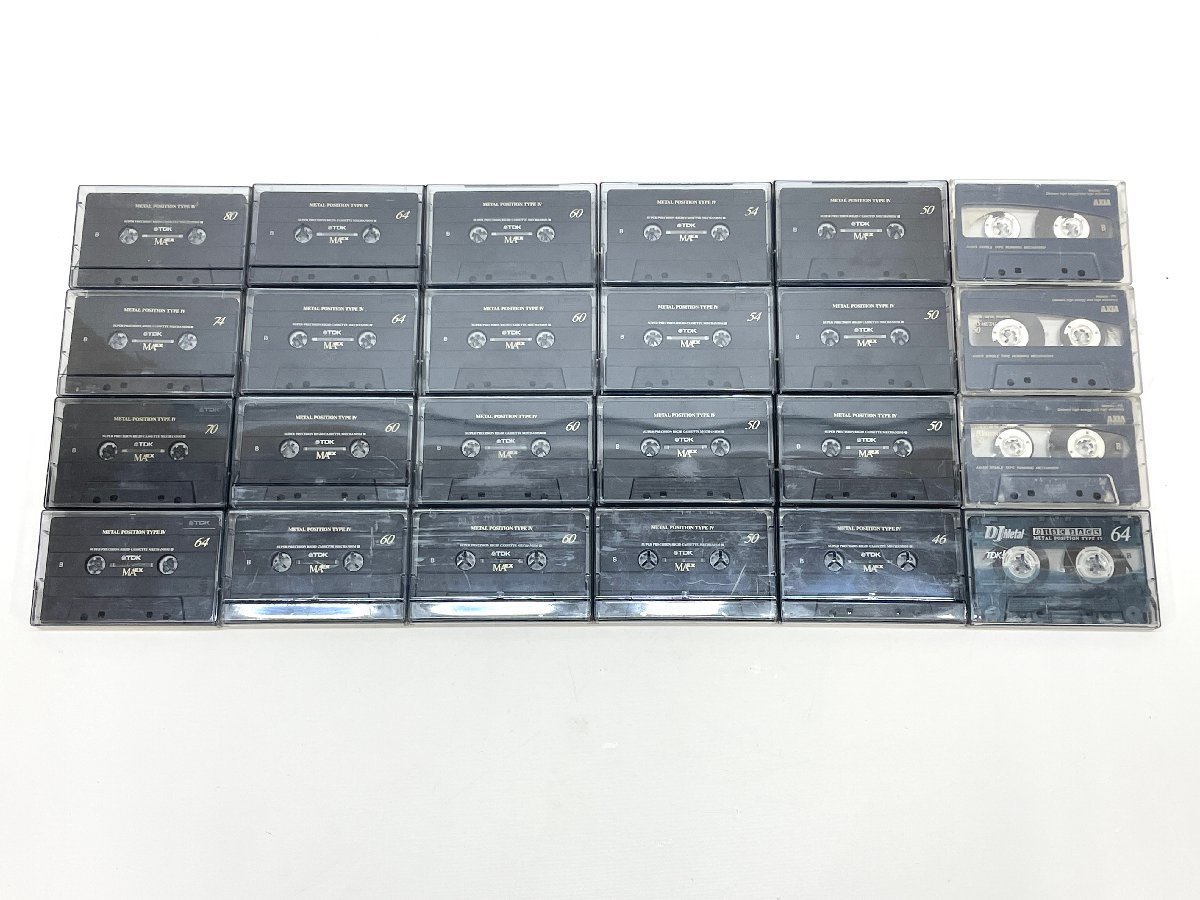 1円～ メタルテープ 24本まとめ TDK METAL POSITION TYPE IV MAEX DJ METAL PS METAL カセットテープ 収録済み F02-12_画像8