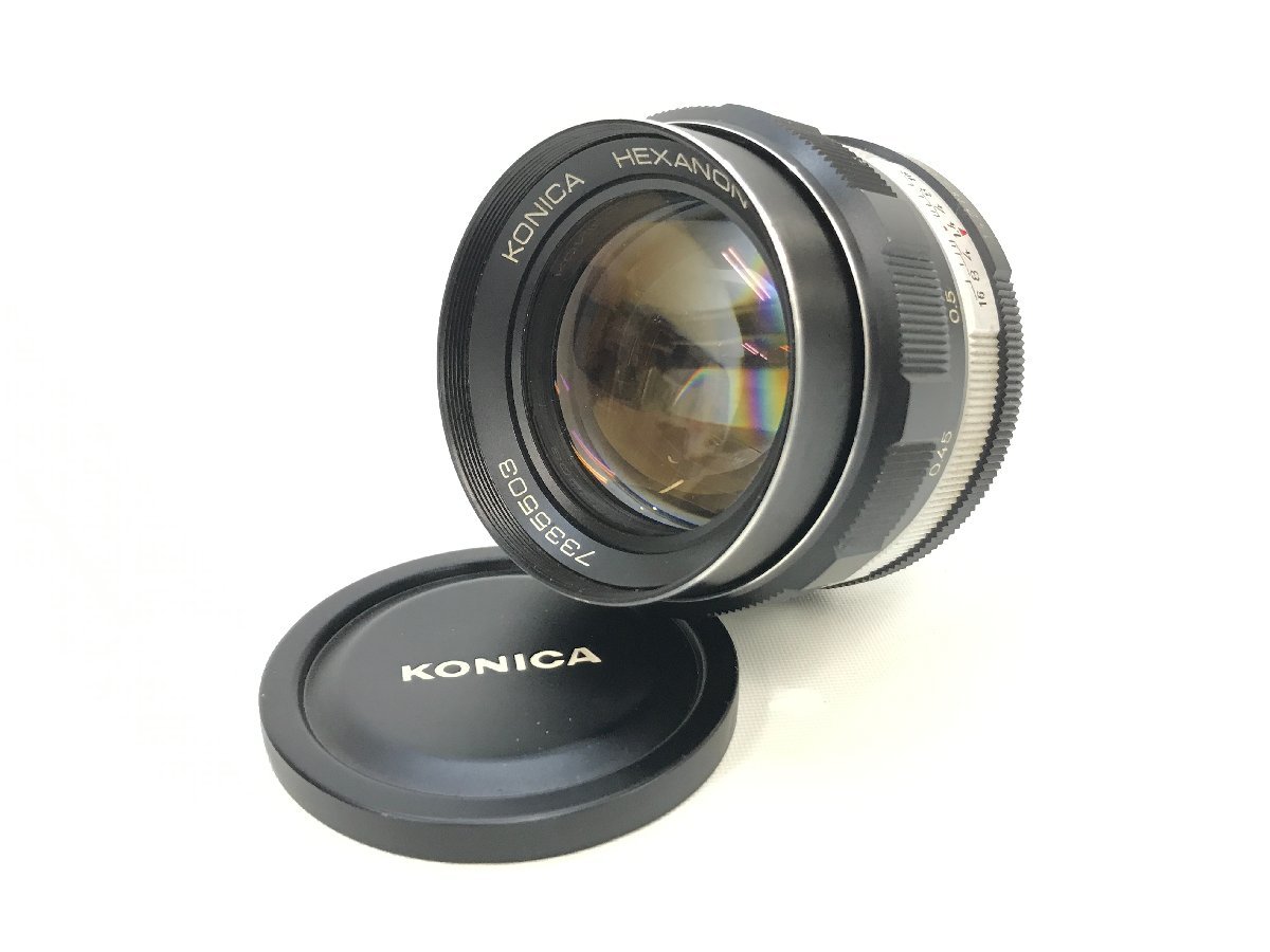 KONICA コニカ HEXANON 1:1.4 f=57mm カメラ レンズ Y02-04-A★