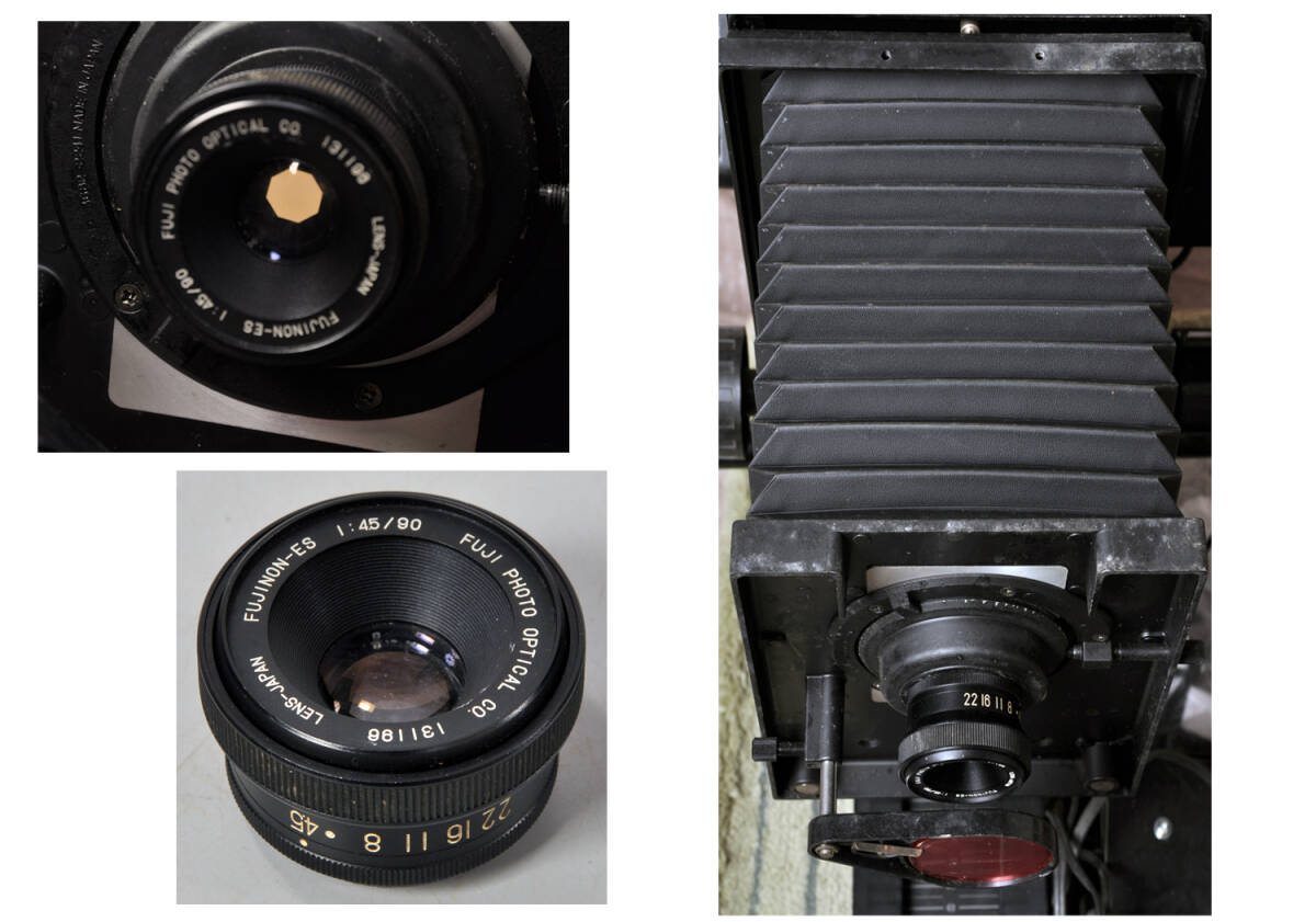 LPL 7451 4x5カラー引き伸ばし機 写真 暗室用品 ENLARGER FUJINON-ES 1:4.5/90mm レンズくもりカビありの画像5