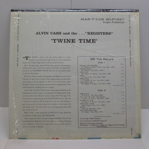 ALVIN CASH & THE REGISTERS-Twine Time (US Orig.Mono LP)_画像2