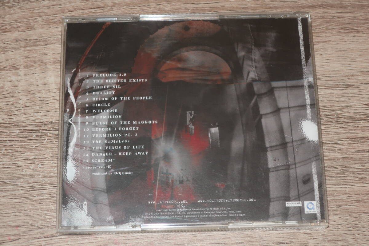 Slipknot (スリップノット) 廃盤CD「VOL.3 : (ザ・サブリミナル・ヴァーシズ)」の画像4