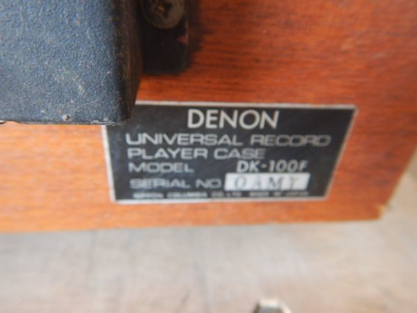 4615 DENON デノン デンオン ターンテーブル DP-3000/キャビネット DK-100Fジャンク_画像5