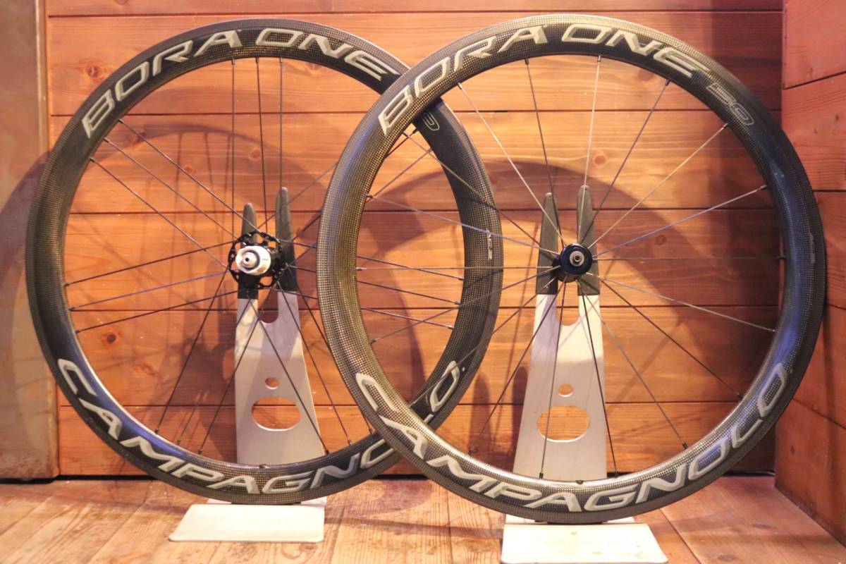 カンパニョーロ Campagnolo ボーラワン BORA ONE 50 AC3 カーボン クリンチャー ホイールセット シマノ12S/11S 17C 【東京南麻布店】_画像1