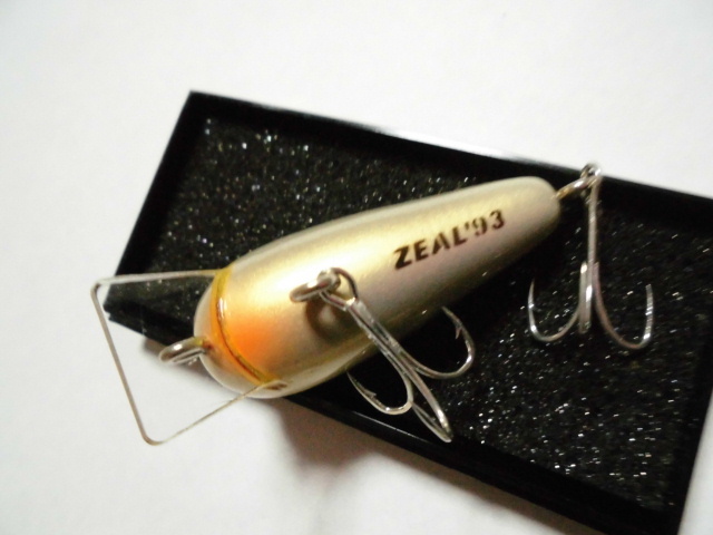 ZEAL　ズイール　チマチマリスク　’９３　GFI　金魚カラー　1/４oｚ　ケース付（ステッカーは無し）　 中古_画像4