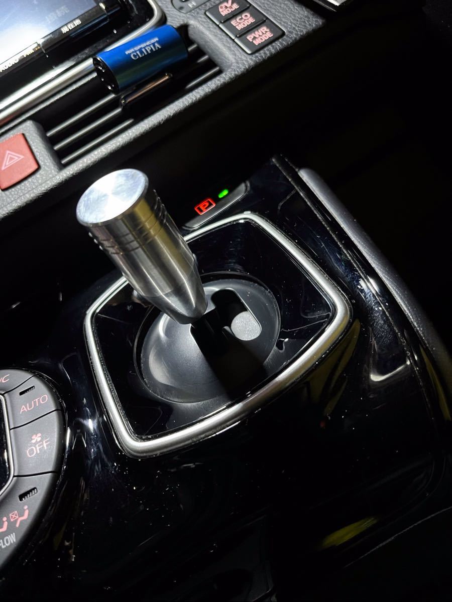 30 Prius Prius α hybrid aluminium shaving (formation process during milling) shift knob vehicle inspection "shaken" 0 m6