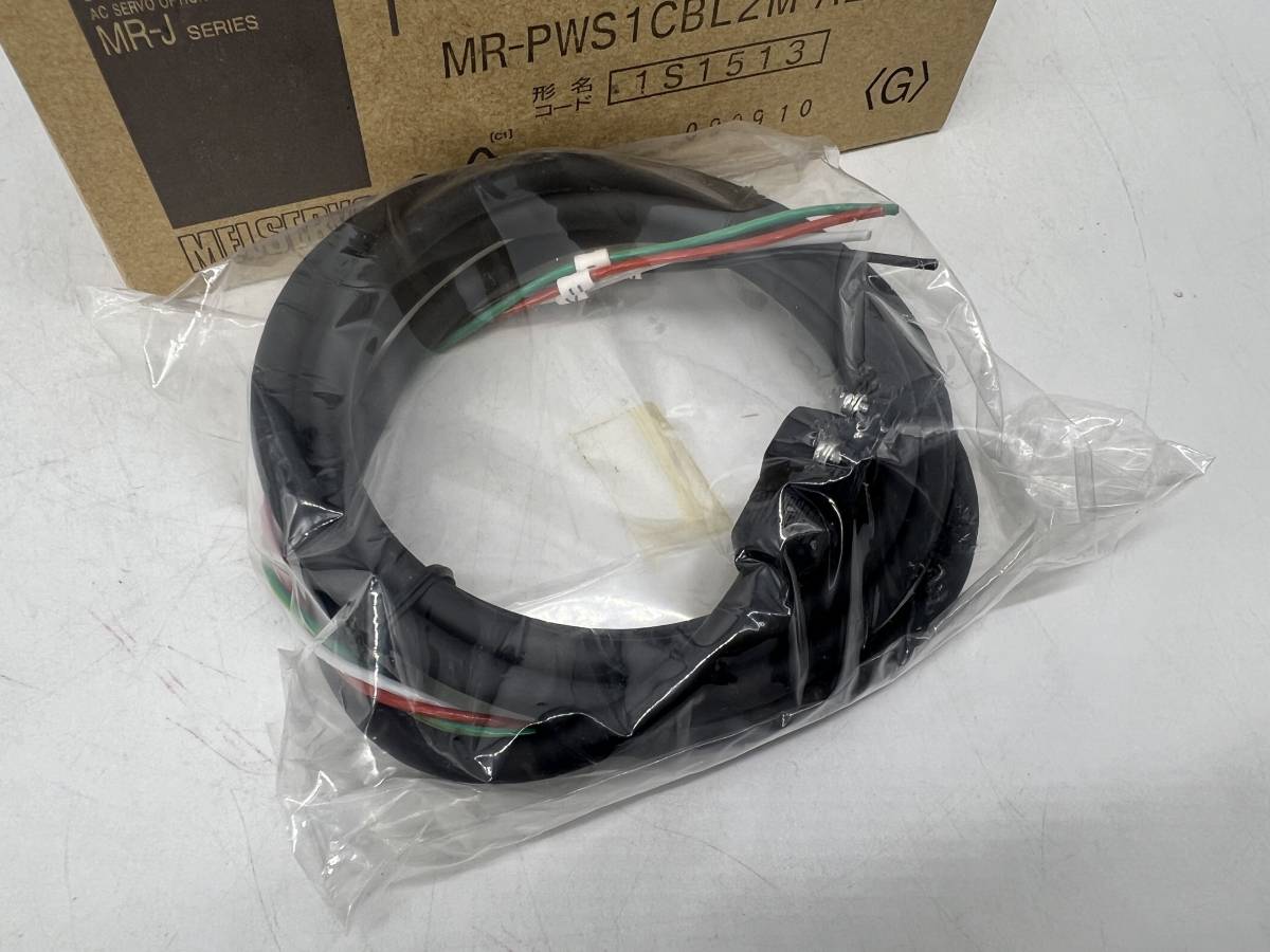 MR-PWS1CBL2M-A2-L (新品・未開封) 三菱電機 【○初期不良30日保証〇国内正規品・即日発送可】ミツビシ MITSUBISHI サーボモータ 2_画像2