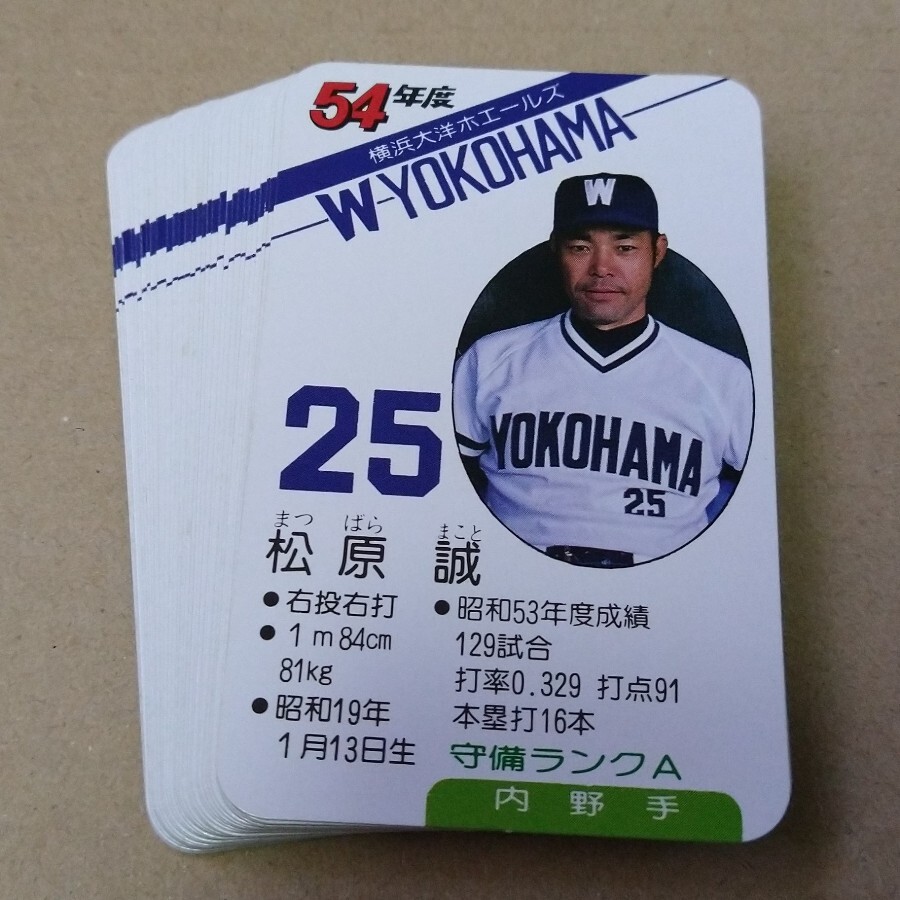 タカラ プロ野球カードゲーム 54年度版 横浜大洋ホエールズの画像4